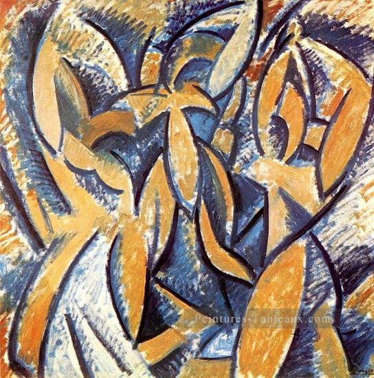 Trois femmes Trois femmes 1908 cubiste Pablo Picasso Peintures à l'huile
